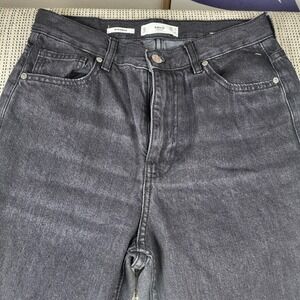 MNG Miranda Jeans‎ Womens 4 Gray Charcoal Wash Straight Denim Regular Fit